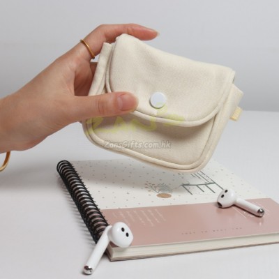 Mini Lunch Canvas Wallet