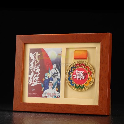 Wooden Photo Frame Medal