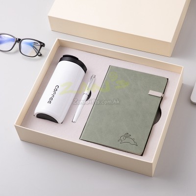 Insulating Cup+Pen+Notebook Set