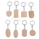 Solid Wood Keychain