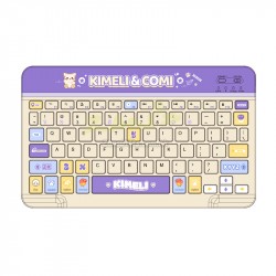 Wireless magnetic keyboard with color printing available