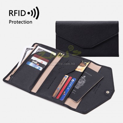 Pu RFID Passport Case