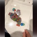 亞克力相框搖搖樂夾層展示框