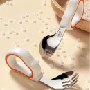 儿童握柄316不锈钢餐具 儿童握柄316不锈钢餐具