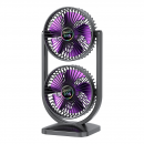 Double Head Desktop Fan