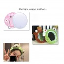 毛絨台式化妝鏡