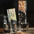 Colorful Glory Brilliant Color-changing Crystal Trophy