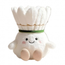 Badminton plush doll keychain