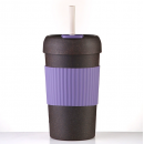 Degradable coffee grounds material coffee cup