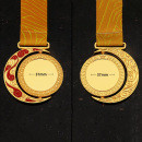 Hollow Rotating Metal Medal