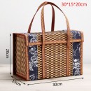 Bamboo woven basket