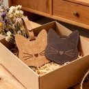 咖啡渣环保猫咪行李牌