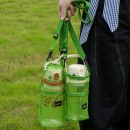 Mesh crossbody cup sleeve