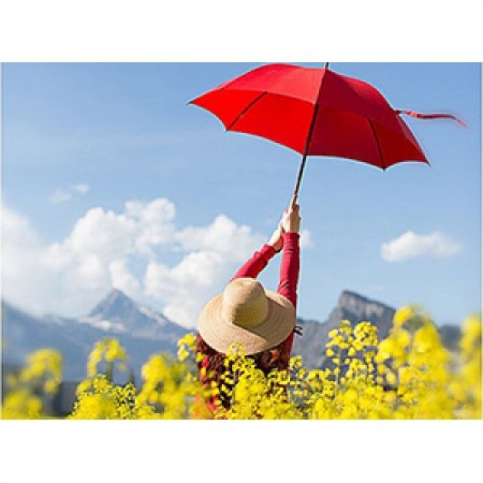 時尚的神奇雨傘