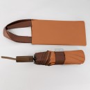 手提式撞色彩胶自动伞