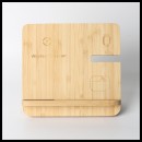 竹木三合一無線充電座