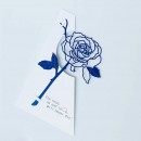 玫瑰金属书签 玫瑰金属书签