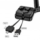 Multi 3-in-1 Charging Cable with Mirror