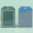 PU頸繩拼色證件套 PU頸繩拼色證件套