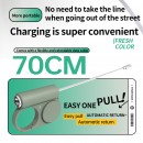 Creative Retractable Mobile Power Bank With Built-in Wire