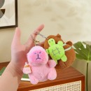Capybara plush doll keychain