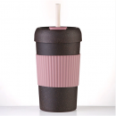 Degradable coffee grounds material coffee cup