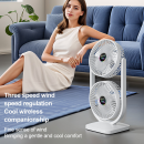 Double Head Desktop Fan