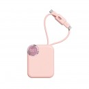 Mini Self-contained Cable Fast-charging Power Bank