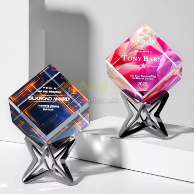 Rubik's Cube Crystal Trophy Rubik's Cube Crystal Trophy