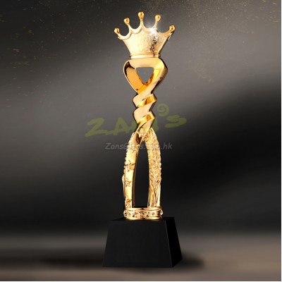 Honor Gold Silver And Bronze Crown Trophy