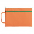 牛津布A4帆布拉链手提单双层资料文件袋 牛津布A4帆布拉链手提单双层资料文件袋
