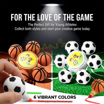 減壓陀螺螢光筆