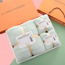 Coral Velvet Towel Gift Box