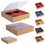 透明翻蓋軟木禮盒