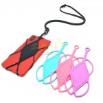 Silicone Diamond Mobile Phone Sling Clip