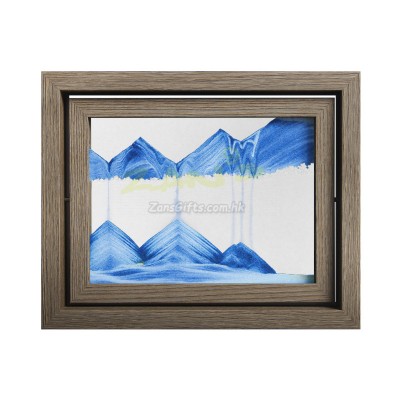 Solid Wood Rotating Sand Painting Decompression Ornament