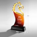 Horse Year Crystal Trophy