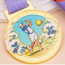 高爾夫金屬獎牌