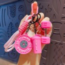 運動杠鈴鑰匙扣