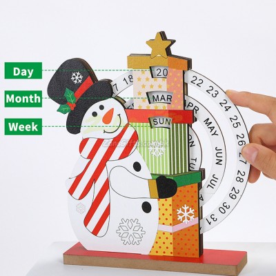 Snowman Rotating Ten Thousand Year Calendar
