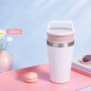 Portable Travel Coffee Mug, Stainless‑Steel Insulated Cup
