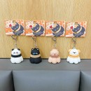 可旋轉羽毛球減壓鑰匙扣