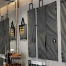 Zipper shopping bag picnic mat 2-in-1