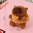 Capybara plush doll keychain