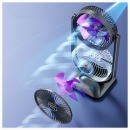 Double Head Desktop Fan