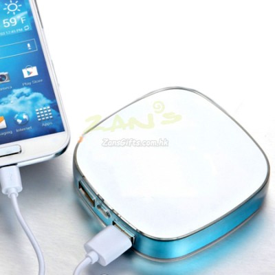 Dual Rechargeable Battery Charger With Power