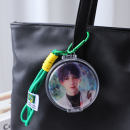 Transparent acrylic badge itabag pendant storage box