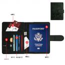 RFID Anti-theft PU Magnetic Snap Passport Cover