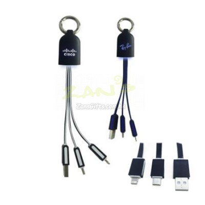 Charging Cable with Key Ring