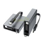 伸縮Type-C鋁合金60W快充數據線